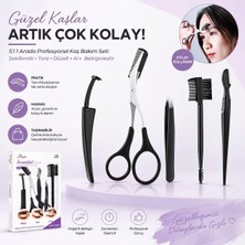 Nzm Store Kaş & Kirpik Bakım ve Şekillendirme Seti - 5 Parça Profesyonel Güzellik Kiti