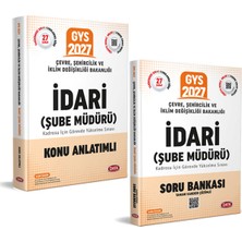 Data Yayınları 2027 Gys Çevre Şehircilik ve Iklim Değişikliği Bakanlığı Idari Şube Müdürü Konu Anlatımlı Soru Bankası