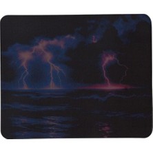 Nzm Store Desenli 40X28 cm Gamepad Kaymaz Taban Bilgisayar Oyuncu Gaming Mouse Pad Mausepad (Şimşek Desenli)