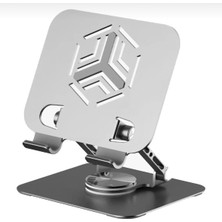 Nzm Store Store Tablet Standı Katlanabilir Alüminyum Alaşımlı Yüksek Dayanıklı Malzeme Kaymaz Ayarlanabilir Çok Amaçlı Fonksiyonel iPad Uyumlu 8-17 Inç Stant ZR755