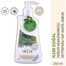 Nzm Store %100 Doğal Sıvı Kastil Sabunu Yoğun Nemlendirici Zeytinyağlı 10 Bitkisel Değerli Yağ Vegan 250 ml