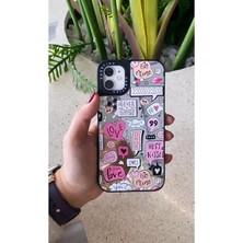 Nzm Store iPhone 13 Pro Max Ile Uyumlu Aynalı Telefon Kılıfı – Şok Darbe Koruması, Çizilmez Ayna Kapak, Kamera Koruyucu Kapak, Kadın ve Erkek Için Şık Koruyucu Kılı (Xoxo)