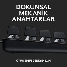 Nzm Store G413 Se Tkl Kablolu Oyuncu Klavyesi, Dokunsal Mekanik Anahtarlar, Arkadan Aydınlatmalı, Windows, Macos ile Uyumlu, Siyah