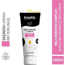Nzm Store Dermobella Milk Keratin Complex Bukle Şekillendirici Saç Kremi 200 ml