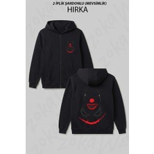 Zoka Wear Joker ve Joker Kiz Sevgili Baskılı Fermuarlı Kapşonlu Hırka