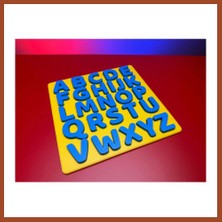 Bezos 3D Baskı A-Z Büyük Harf Alfabe Puzzle - 26 Parçalı Eğitim Seti Pro