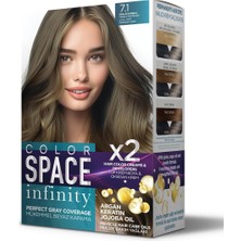 Nzm Store Infınıty Set Saç Boyası 7.1 Küllü Kumral