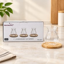 Nzm Store Bambu Tabaklı Çay Bardağı