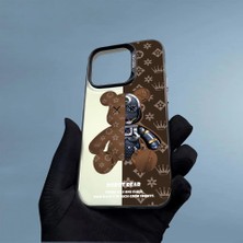 Nzm Store iPhone 13 Pro Max Ile Uyumlu Aynalı Telefon Kılıfı – Şok Darbe Koruması, Çizilmez Ayna Kapak, Kamera Koruyucu Kapak, Kadın ve Erkek Için Şık Koruyucu Kılı (Ayıcıkım)