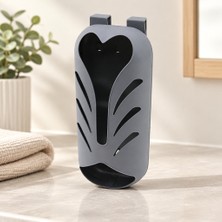 Nzm Store Kalp Açıklıklı Plastik Poşetlik Yapışkanlı ve Vidalı Montaj