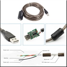 Nzm Store 15 Metre USB 2.0 Uzatma Kablosu Filtreli, Hızlı Veri Transferi