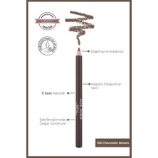 Nzm Store Uzun Süre Kalıcı, Belirginleştirici Şekillendirici Kahve Kaş Kalemi -Brow Liner 153 Chocolate Brown