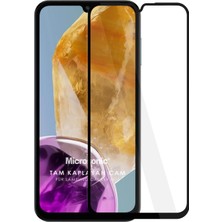 Nzm Store Samsung Galaxy M15 Tam Kaplayan Temperli Cam Ekran Koruyucu Siyah [galaxy M15 ile Uyumlu Ekran Koruyucu - Siyah]