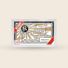 Nzm Store Viktoria Kumaş Boyasi 15 Bej Koyu - (3 Paket Boya + 2 Paket Fiske)
