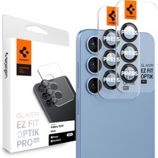 Nzm Store Galaxy S25 Plus ile Uyumlu Kamera Lens Koruyucu Cam Kolay Kurulum Glas.tr Ez Fit Optik Pro (2 Adet) Black - AGL09088