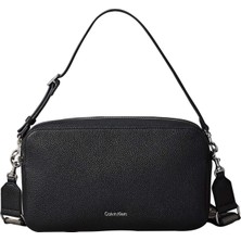 Nzm Store Webbıng 2x Strap Lg Camera Bag Kadın Çapraz Askılı Çanta Black Os