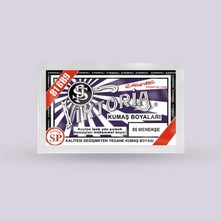 Nzm Store Viktoria Kumaş Boyasi 55 Menekşe - (3 Paket Boya + 2 Paket Fiske)