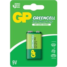 Gp Greencel 9V Çinko Pil Tekli Paket GP1604G-2U1