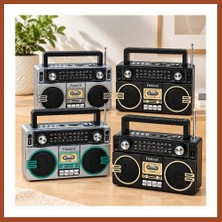 Bezos Şarjlı Bluetooth Hoparlör - Fm Radyo, Usb/tf Mp3 Çalar, Ibreli Pro
