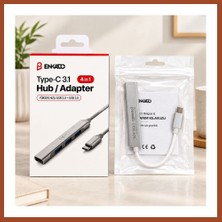 Bezos Type-C 4 Port USB Hub (Usb 3.0 & 2.0, Anahtarlı) Pro