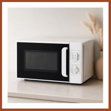 Bezos 20L 700W Mikrodalga Fırın - 5 Güç Kademesi, Buz Çözme, Beyaz Pro