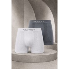 Erkek Casual Comfort Günlük 2 Li Boxer Krem