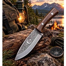 Motif 18CM Kurtarma Model Gravür Kamp Biçaği