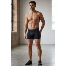 Erkek Trend Nefes Alan Relaxed Siyah Boxer