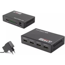 Hadron HDX1286 4 Port HDMI Splitter 1.4V 1080P 3D 1-In 4-Out Siyah