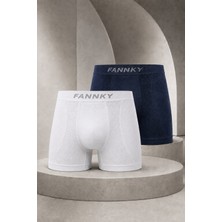 Erkek Casual Comfort Günlük 2 Li Boxer Füme
