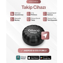 Bagajon Gözcü Mobil Mega Takip Cihazı Ios Android Uyumlu Motor Araç Taşıt Gps Cihazı