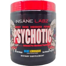 Insane Labz Psychotic Preworkout Blue Lemonade – 35 Servis