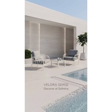 Sofmina Milano 2 Kişilik Bahçe Balkon Oturma Grubu – Su Itici Minderli, Cam Sehpalı