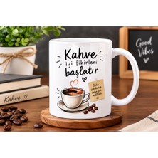 Nuksoc Kahve Sloganlı Kupa Bardak