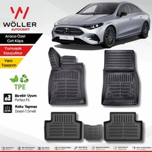 Wöller Yeni Mercedes Cla ile Uyumlu Paspas 2026 Sonrası Hybrid Benzinli Uyumlu 3D Havuzlu Paspas