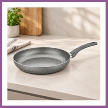 Bezos Granit Tava 24 cm Tek Saplı Rengaren