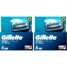 Gillette Proshield Chill Yedek Tıraş Bıçağı 2 x 4 Adet
