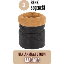 Mağara (45X40CM) - Modern Kedi/köpek Mağara Yatak, Saklanma Alanı, Sakinleştirici, Konforlu
