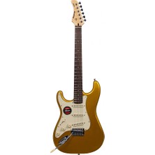 Strinberg H300-MGD-LH Solak Gold Elektro Gitar