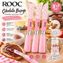 Rooc Çikolata Bıçağı 3’lü Set – Çikolata, Reçel, Bal ve Tereyağı Sürme Bıçağı