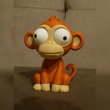 Coffeecraft Goofy Maymun Gözleri Hareketli Şirin Figür