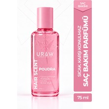 Uraw Poudra Hair Scent | Saç Bakım Parfümü | Hindistan Cevizi, Madagaskar Vanilyası ve Beyaz Misk Notalı Saç Parfümü 75ML