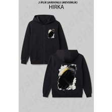 Zoka Wear Yamac Parasutu Paragliding 2 Baskılı Fermuarlı Kapşonlu Hırka