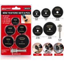 sbodurhome 6pcs Mini Testere Set 7/8 INC-22MM - 1 INC-25MM - 1-1/4 INC-32MM - 1-1/2 INC-35MM - 1-3/4 Inc- 44MM