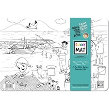Akademi Çocuk Funny Mat Küçük Çılar / Little Fishers 25 x 35 cm
