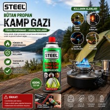 Eldenör Piknik - Kamp Bütan Gazı 220GR - 400ML BX40
