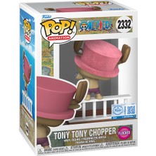 Funko Pop : One Piece - Tony Tony Chopper ( Flocked ) Going Merry