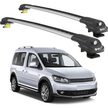Nacario Turtle Volkswagen Caddy 2020-2025 ile Uyumlu Ara Atkı Air1 Siyah