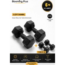 Blooming Plus 6 kg Dambıl Seti +1 kg ( Toplam 14 kg )