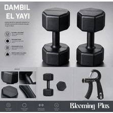 Blooming Plus 9 kg Dambıl Seti x 2 Adet ( Toplam 18 kg ) + El Yayı